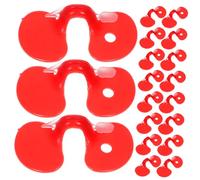 Yardwe 1000pcs Plastic Poultry Peepers Anti-pecking Blinders for Chickens and Pheasants Comfortable Lightweight Eye Protectors Stress-reducing Spectacles for Various Breeds Medium