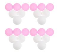 Yardwe 100pcs Matte Colour Seamless 40mm Table Tennis Balls | PP Material, Unmarked Design, Lightweight Build, Wedding Party and Birthday Party Use, Improved Grip