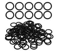 Yardwe 100pcs O Ring Replacement Sealing Gasket Rubber Reliable Sealing Easy Installation Black Fire Extinguisher Plumbing Accessories