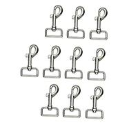 Yardwe 10pcs Bolt Snap Hooks for Dog Leash Clips Rotating Pet Leash Clasp Durable Zinc Alloy for Diy Projects and Accessories