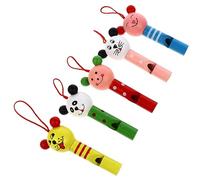Yardwe 10Pcs Cartoon Animal Whistle Funny Noisemaker for Parties Educational Play and Holiday Fun Safe Design with Smooth Surface