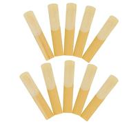 Yardwe 10pcs Clarinet Reeds B♭ Reeds Strength Replacement Clarinet Supplies for Music Practice