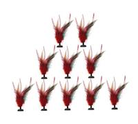 Yardwe 10pcs Colorful Chinese Shuttlecocks Lightweight Kick Jianzi Sports for Outdoor Fun and Exercise for Games and Birthday