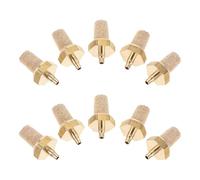 Yardwe 10pcs Copper Fog Machine Filter Nozzles for Fogger Systems and Mist Machines, Noise Reduction and Sturdy Air Filter Elements, for Live Shows and Performances