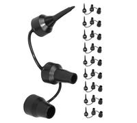 Yardwe 10PCS Electric Pump Nozzles High Efficiency Inflator Deflator for Paddleboard Air Mattresses Vacuum Compression Bags Durable Versatile Adapter for Home Car Outdoor Use