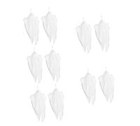 Yardwe 10pcs Halloween Skull Ornaments Creepy Ghost Hanging Decor for Parties Unique Prank Prop for Graveyard Themed Decorations