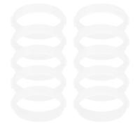 Yardwe 10pcs Hamster Tube Rings Connectors Plastic Hamster Tube Circles Sturdy Multiple Game for Playing 2.36x2.36x0.39in Indoor Cage Small Pets Hedgehog