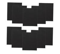 Yardwe 10pcs High Grit Sandpaper Polishing Pads for Parrots Natural Beak Grinding Liner Bird Cage Setup Reduces Replacement Frequency Engagement