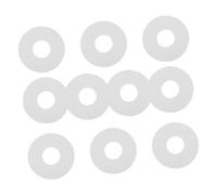 Yardwe 10pcs Inflatable Boat Valve Gaskets Silicone Seal Kit for Dinghy Air Mattress Replacement Inflatable Boat Accessories Compatible with Kayak and Outdoor Equipment