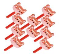 Yardwe 10pcs Inflatable Fox Hammer PVC Material with Bell Party Props Parent Interactive for Hand Training Indoor Outdoor Fun