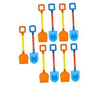 Yardwe 10Pcs Plastic Sand Set Dual Spades for Beach Snow Play Early Tools for Outdoor Fun and Creative Sand Sculptures Random Color