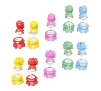 Yardwe 10Pcs Portable Dinosaur Matching for Adorable Educational Set with Shapes Funny Learning Accessories for Boys and and Safe Material