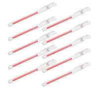 Yardwe 10pcs Red Plastic Black Eyebrow Pen with Accurate Marking for Tattoo Supplies and Tattoos Position Multi-purpose Waterproof Position Pen for Eyebrow Mapping and Brow Use
