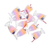 Yardwe 10pcs Scale Dollhouse Miniature Food Figurines for Play Food Plastic Tiny Dessert Pretend Play Accessories