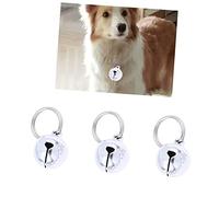 Yardwe 10pcs Silver Pet Bells for Cat and Dog Collars Durable Christmas for Pets Prevent Escape with Sound Easy to Attach Pendants for Tracking