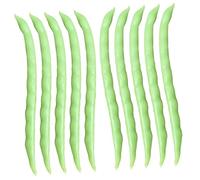 Yardwe 10pcs Simulated Vegetable Models Lifelike Artificial Four Season Bean Decorations for Restaurant Display Educational Props and Decor