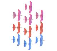 Yardwe 10Pcs Unicorn Airplanes Lightweight Flying for Easy to Assemble Educational Gliders for Indoor and Birthday Party Favors