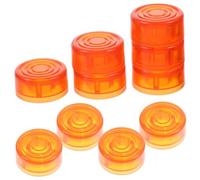 Yardwe 10pcs Vibrant Guitar Effect Pedal Footswitch Caps Durable Replacement Accessories for Electric Guitar Effects Easy Installation Compatible with Various Brands