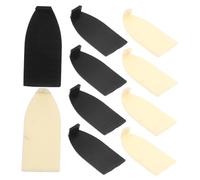 Yardwe 10pcs Violin Bow Tips Set Black and White Plastic Bow Covers for Violin and Cello Repair Sturdy Horsetail Protectors for Stringed Instruments Essential Accessories