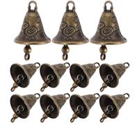 Yardwe 11Pcs Craft Bells Vintage Bronze Jingle Bells 20x25mm Mini Hanging Metal Guardian Bell for DIY Crafts, Christmas Decor, Weddings, Wind Chime, Jewellery, Dog Collar (Random Style)