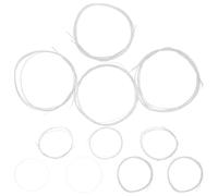 Yardwe 11pcs Silver-plated Nylon Strings for Turkish Arabic Ouds Alloy Set Balanced Tension for Warm Tone Replacement Kit for Oud Maintenance