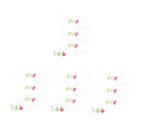 Yardwe 120 pcs Tooth Collection Boxes Newborn Tooth Organizer for Durable Keepsake Case with Colors White Green Pink and Memory Preservation