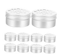 Yardwe 120ML Dog Scent Training Kit 10pcs Aluminum Sniffle Boxes Lids for Scent Work and Detection Training for Working Dogs and Puppy Nose Work