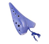 Yardwe 12hole Ocarina Flute Ceramic Traditional Wind Instrument Beginner Musical Practice for Boy Girl Students Adult