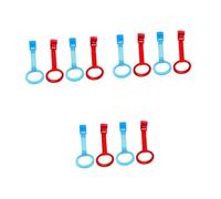 Yardwe 12pcs Crib Pull Ring for Boy Girl Boy Girl Learning Standing Crib Hanging Ring Bed Stand up Hand Pull and Walking Learning Tools