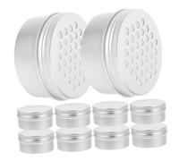 Yardwe 12pcs Dog Training Scent Box Aluminum Containers for Scent Work for Dogs Training Box for Nose Work Pet Tin Canister for Smell Activities