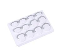 Yardwe 12pcs Electric Socket Covers for Children Secure Fit, Hard to Be Gripped by Babies, Plastic Material, Safety Shield for Wall Sockets, for Babyproofing Homes
