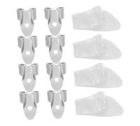 Yardwe 12pcs Metal Thumb Picks Guitar Finger Pick Set for Ukulele Banjo Acoustic Guitar Accessories