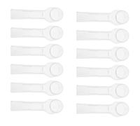 Yardwe 12pcs Toothbrush Head Cover Protective Caps Travel Case for Electric Toothbrush Heads Keeping Your Clean and Organized During Travel