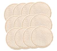 Yardwe 12pcs Washable Nursing Pads Breastfeeding Breast Pads Reusable Cotton Feeding for Women Postpartum Use