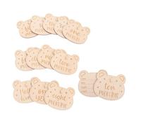 Yardwe 14pcs Milestone Cards Monthly Milestone Signs for Newborn Growth Wooden Cards for Boy Shower Ideas and Photoshoot