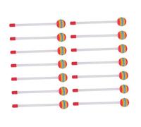 Yardwe 14pcs Rainbow Lollipop Drumsticks for Soft EVA Foam Head Percussion Mallets Colorful Musical Instruments for Early Education and Family Play
