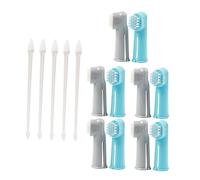 Yardwe 15 Pcs 5 Set Pet Toothbrush with Two Head Design Finger Brush and Accessories for Dogs and Cats Safe and Durable Cleaning Tools for Pet Care