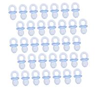 Yardwe 150pcs Acrylic Mini Pacifiers Shower Games Bingo Decorations Neutral Soother