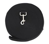 Yardwe 15m Long Nylon PET Training Leash Padded Handle Sturdy Dog Lead for Walking and Obedience Training for Puppies and Adult Dogs Black