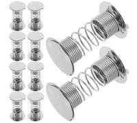 Yardwe 15Pcs Metal Spring Base with Nano Double-Sided Adhesive Tape for DIY Dashboard Swing Stand, Car Interior Decoration, Wobble Springs for Accessories and Doll Head Bases