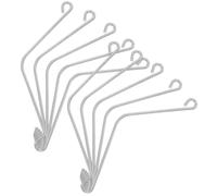Yardwe 15pcs Stainless Steel Beehive Spring Clamps Clips for Beehive Frame and Bee Frames, Curved Metal Connectors Prevent Slipping, for Professional Beekeepers and Outdoor Use