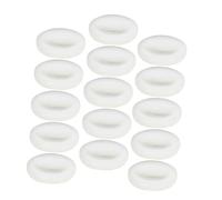 Yardwe 15pcs White Shell Trumpet Valve Button Set Finger Caps Accessories for Quick Tone Compatible with Various Trumpet Models