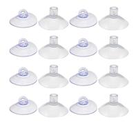Yardwe 16PCS Cat Window Hammock Suction Cup Replacement - Round PVC Suction Cups for Glass Door Heavy Duty Cat Perch Vacuum Sucker