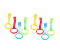 Yardwe 16pcs Crib Pull Rings Small Stand Ring Handle Tiny Cot Handle Walking Assistant for Toddlers Walker