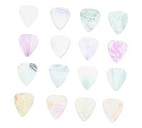 Yardwe 16pcs Guitar Practice Picks Portable Guitar Picks for Acoustic and Ukulele Accessories for Finger and Practice Tools