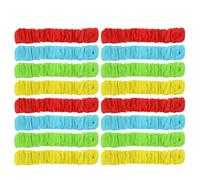 Yardwe 16pcs Three-legged Race Bands for Outdoor Relay Race Soft Elastic Stretchy Straps for Team Building Birthday Parties Carnival Field Day Backyard Games Supplies