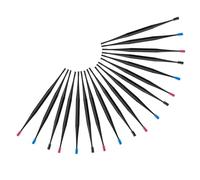 Yardwe 18pcs Double-Ended Silicone Ear Cleaner with Spiral Heads Reusable Safe Ear Wax Removal Tool for Adults Elderly and Gentle Care Kit for Home and Travel Use