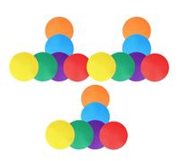 Yardwe 18pcs Non Slip Flat Floor Markers for Soccer Training with Portable Bag, Tpr Material Circle Dots for Precision Spot Placement, for Schools and Professional Clubs