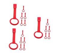 Yardwe 18pcs Pull up Rings Playpen Standing Walker Crib Pull Rings for Boys and Girls Boy Girl Walking Training Tool Assistance