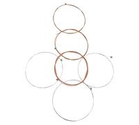 Yardwe 1bag Acoustic Guitar String Metal Strings Replacement Folk Guitar Parts Musical Supplies